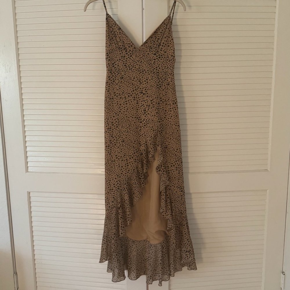 Majorelle Loreto Dress: Natural Leopard